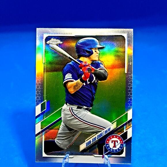 2021 Topps Chrome - Shin-Soo Choo #127 Rainbow Refractor - Picture 3 of 6